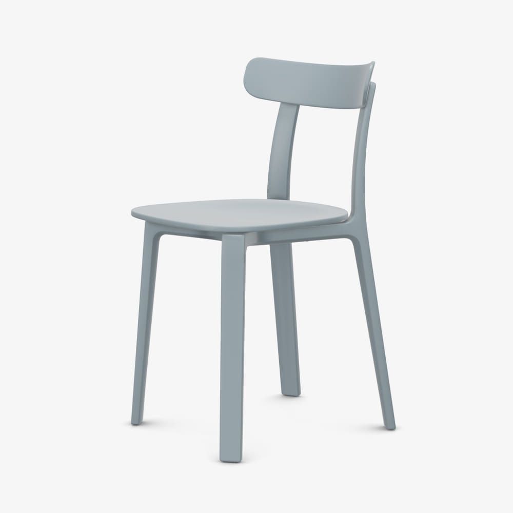 ALL PLASTIC CHAIR ICE GREY