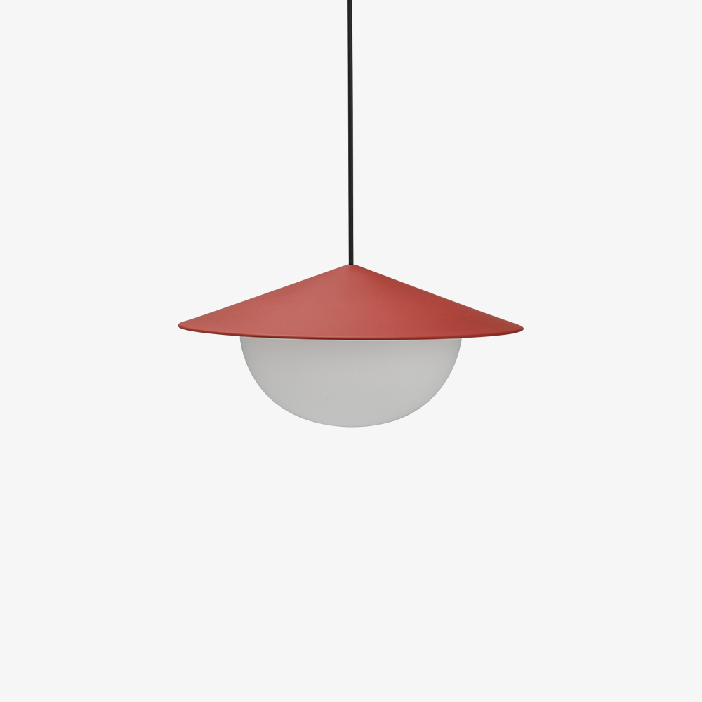 ALLEY PENDANT SMALL BRICK RED