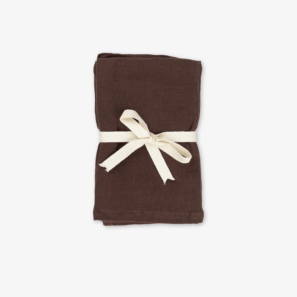 LINEN PLACEMAT (SET OF 2) CHOCOLATE