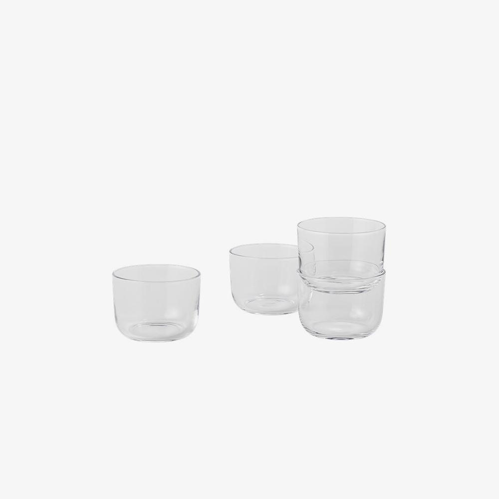 CORKY GLASSES LOW CLEAR (SET OF 4)