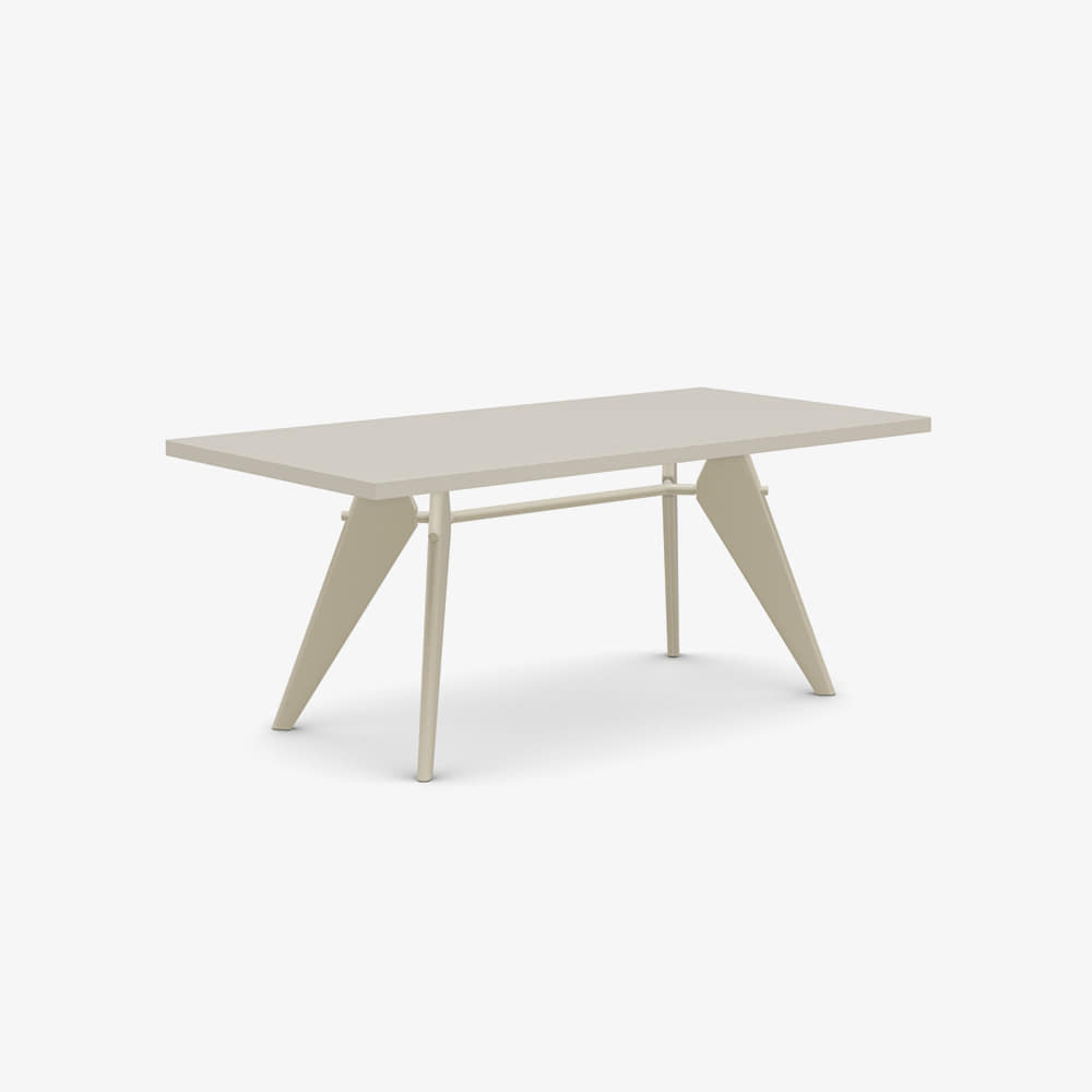 EM TABLE 180 SOLID HPL IVORY/BLANC COLOMBE