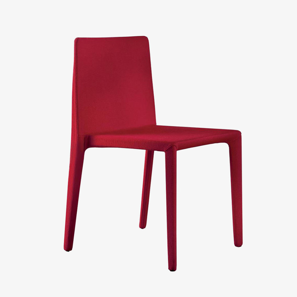 PURA CHAIR FAKE LEATHER RED