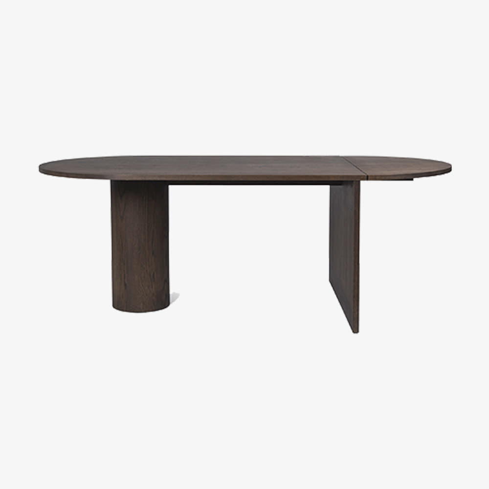 PYLO DINING TABLE DARK STAINED OAK