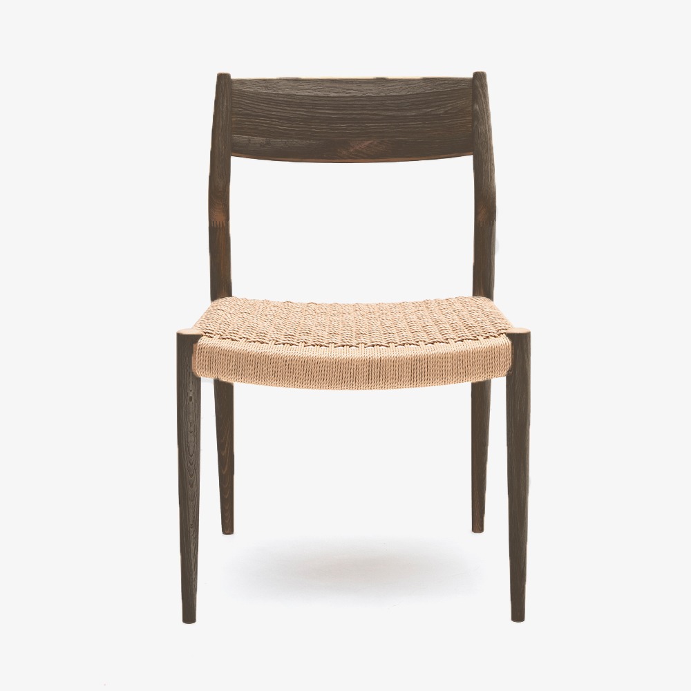 N-DC02 CHAIR PAPERCORD/SMOKED OAK